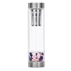 Crystal Elixir Glass Water Bottle
