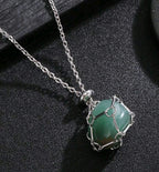 Caged Crystal Necklace