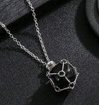 Caged Crystal Necklace